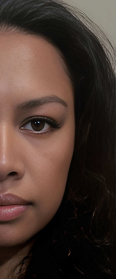 Portrait of a woman representing natural beauty